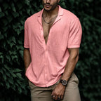 Leandro Camisa de Lino para Hombre – Camisa Verano Casual Elegante