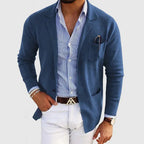 Mateo Blazer para Hombre – Americana Elegante de Lana con Estilo Casual y Atemporal
