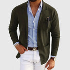 Mateo Blazer para Hombre – Americana Elegante de Lana con Estilo Casual y Atemporal