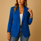 Kelly Blazer para Mujer – Americana Entallada Elegante Stretch Oficina Chic