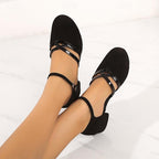 Zeline Zapatos de Baile para Mujer – Tacones Latinos Elegantes Antideslizantes