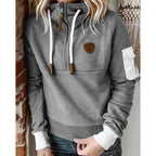 Aarohi Sudadera con Capucha para Mujer – Hoodie de Punto Grueso Cálido Chic