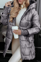 Kimberly Abrigo de Otoño para Mujer – Chaqueta con Capucha Elegante Casual
