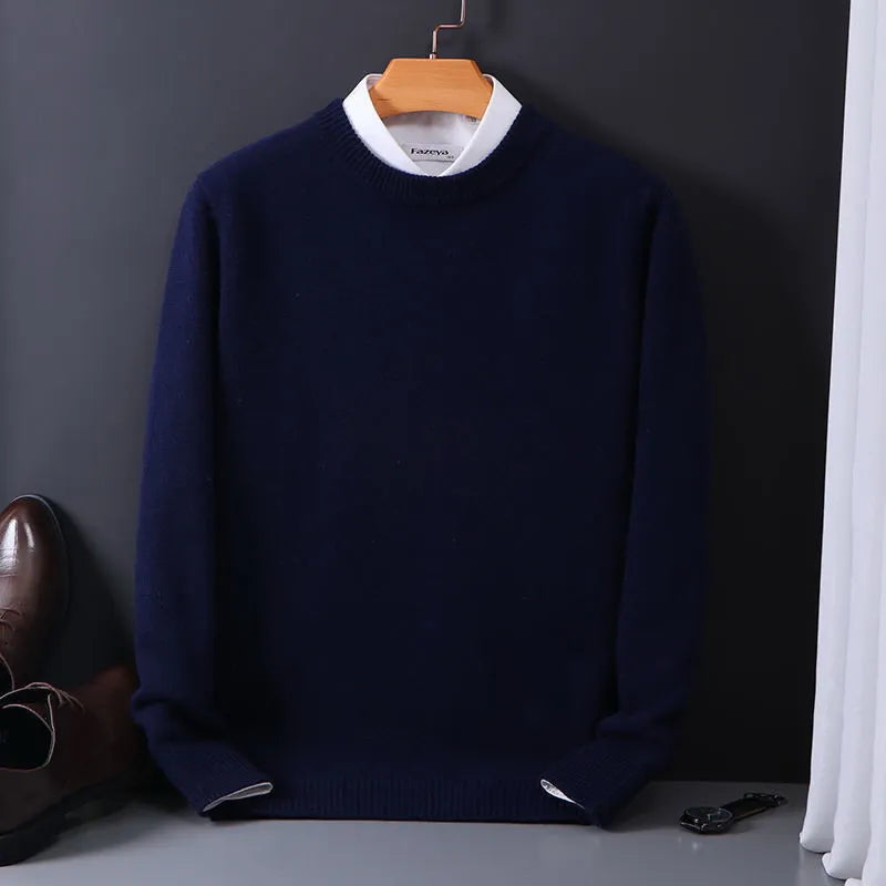 Jasper Jersey de Cachemir para Hombre – Suéter Elegante Premium Invierno Chic