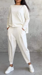 Emilie Conjunto Elegante para Mujer – Set Ajustado Casual Chic Moderno