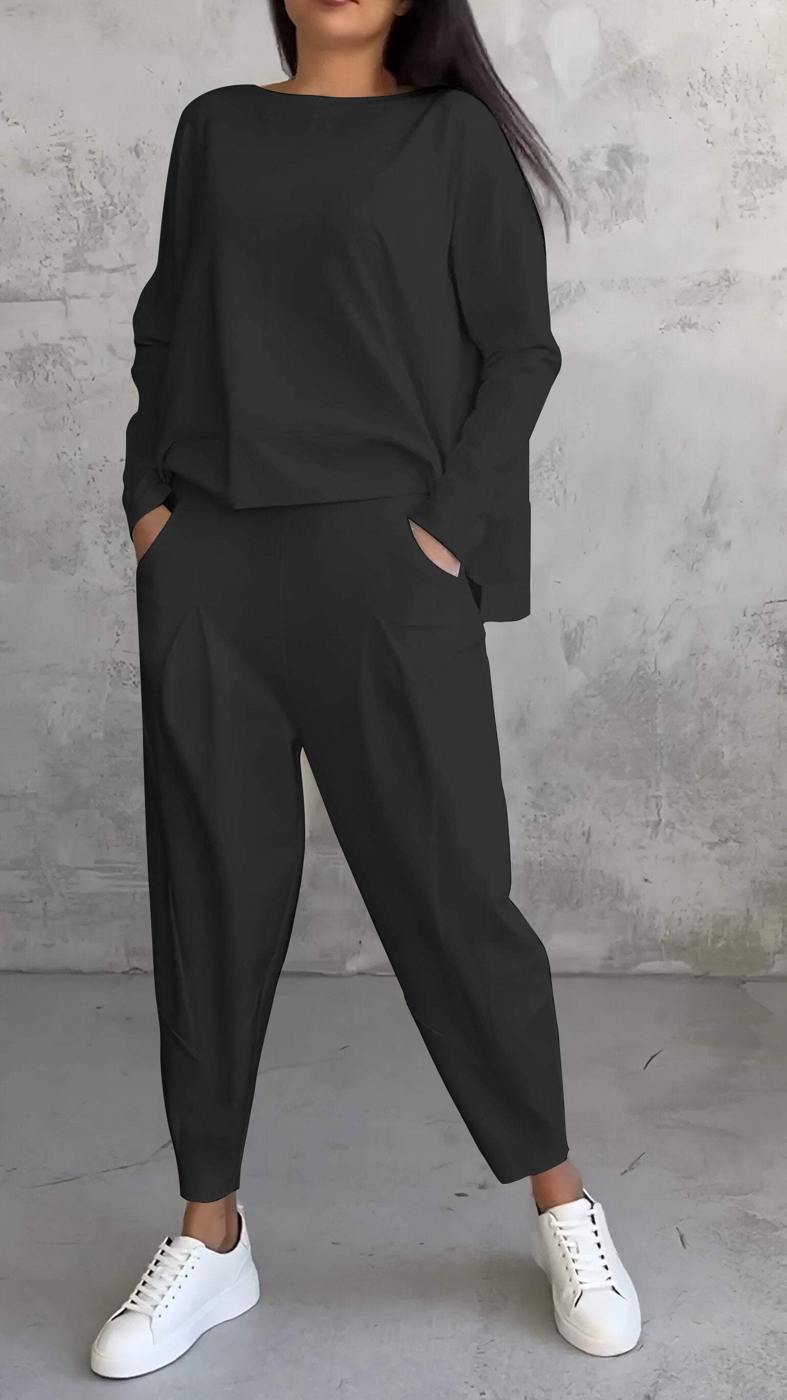Emilie Conjunto Elegante para Mujer – Set Ajustado Casual Chic Moderno