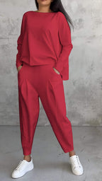 Emilie Conjunto Elegante para Mujer – Set Ajustado Casual Chic Moderno