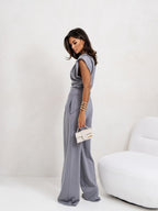Vivine Conjunto Elegante para Mujer – Set de Dos Piezas Fluido y Moderno Chic
