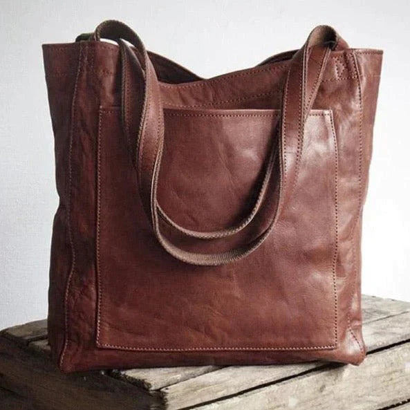 Noelle Bolso Tote de Cuero para Mujer – Shopper Elegante Grande y Funcional
