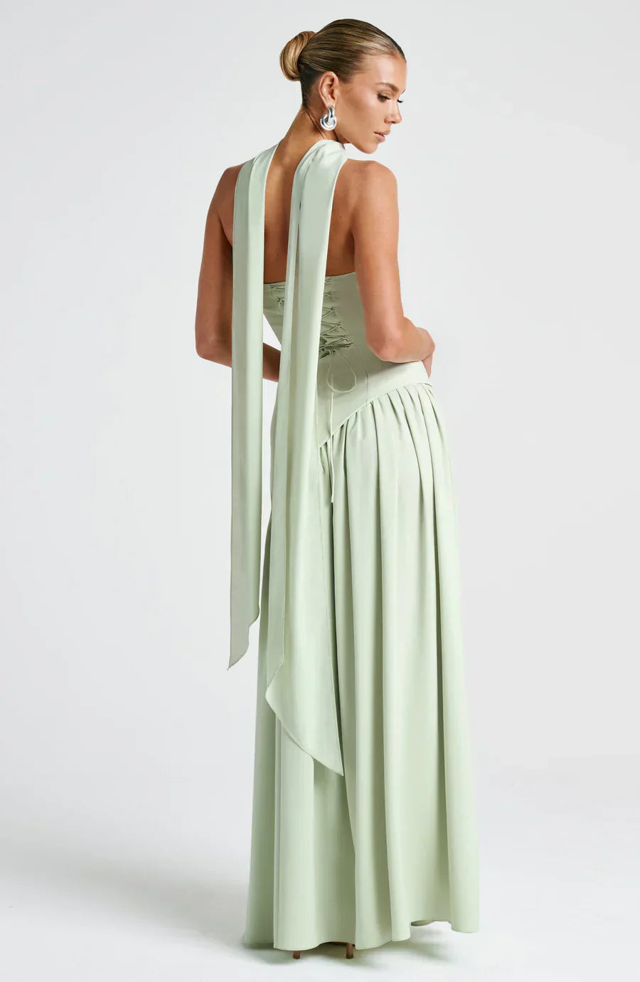 Victoria Vestido de Fiesta para Mujer – Vestido Bustier Elegante con Abertura