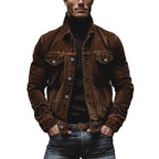 Bryn Chaqueta de Pana para Hombre – Chaqueta Workwear Retro Casual Chic