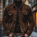 Bryn Chaqueta de Pana para Hombre – Chaqueta Workwear Retro Casual Chic