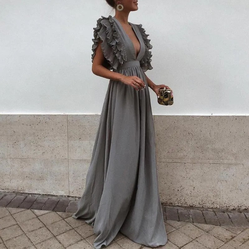 Marthe Vestido Maxi de Fiesta para Mujer – Vestido Elegante Gala Ceremonia