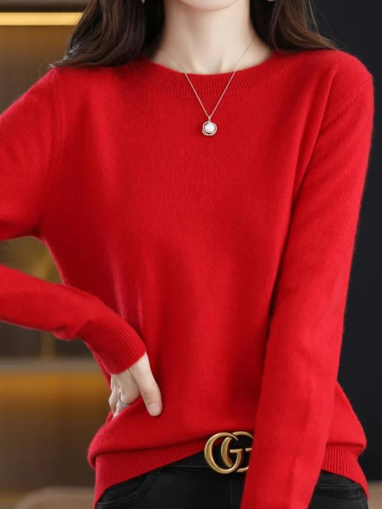 Litzy Jersey Elegante para Mujer – Suéter de Punto Casual Chic Moderno