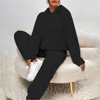 Sloane Conjunto Polar para Mujer – Set Cómodo Invierno Hoodie Lounge Chic