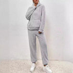 Sloane Conjunto Polar para Mujer – Set Cómodo Invierno Hoodie Lounge Chic