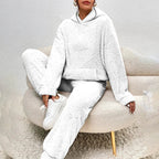 Sloane Conjunto Polar para Mujer – Set Cómodo Invierno Hoodie Lounge Chic