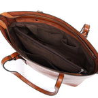 Nyomi Bolso Tote para Mujer – Shopper Grande Elegante de Cuero Premium Chic