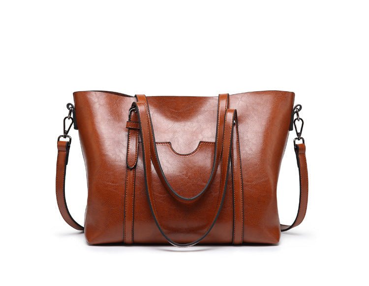 Nyomi Bolso Tote para Mujer – Shopper Grande Elegante de Cuero Premium Chic