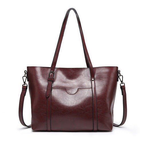 Nyomi Bolso Tote para Mujer – Shopper Grande Elegante de Cuero Premium Chic