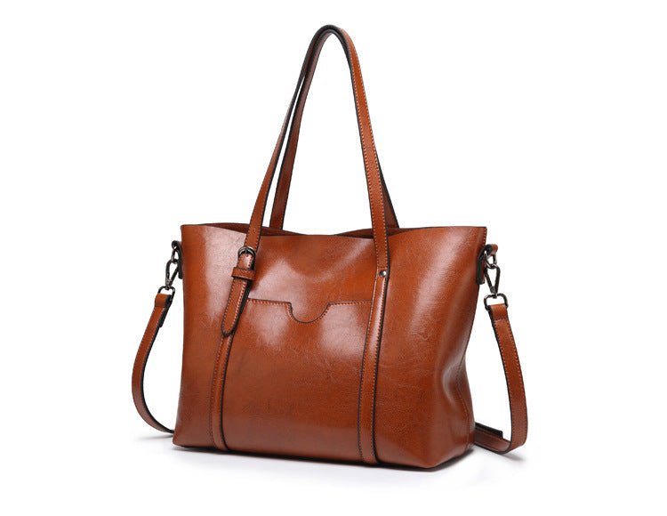 Nyomi Bolso Tote para Mujer – Shopper Grande Elegante de Cuero Premium Chic