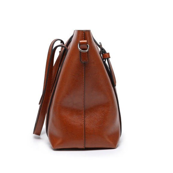 Nyomi Bolso Tote para Mujer – Shopper Grande Elegante de Cuero Premium Chic