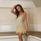 Samantha Vestido de Fiesta para Mujer – Vestido de Lentejuelas Elegante y Chic