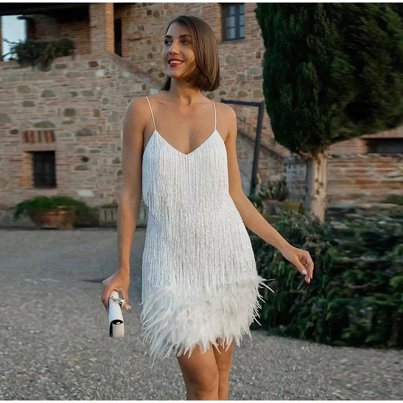 Samantha Vestido de Fiesta para Mujer – Vestido de Lentejuelas Elegante y Chic
