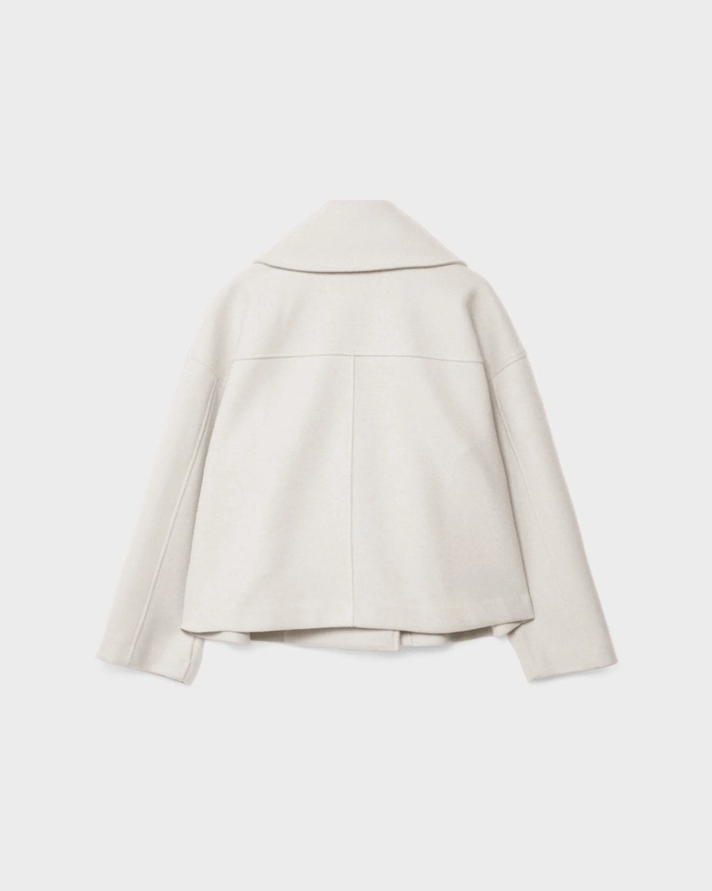 Aurélie Chaqueta de Lana para Mujer – Abrigo Corto Cruzado Elegante para Invierno