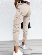 Jordyn Pantalón Cargo para Mujer – Pantalón Talle Alto Casual Urbano Chic