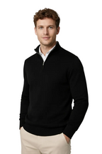 Killian Jersey Half-Zip para Hombre – Suéter de Punto Elegante con Cremallera