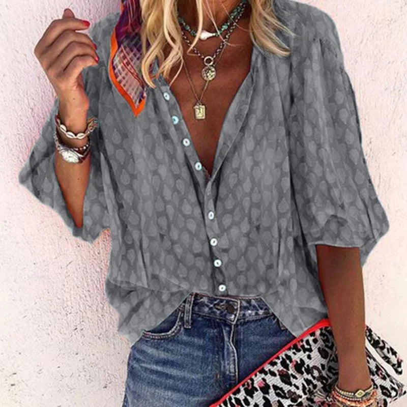 Billie Blusa de Verano para Mujer – Blusa Ligera Elegante y Transpirable Chic