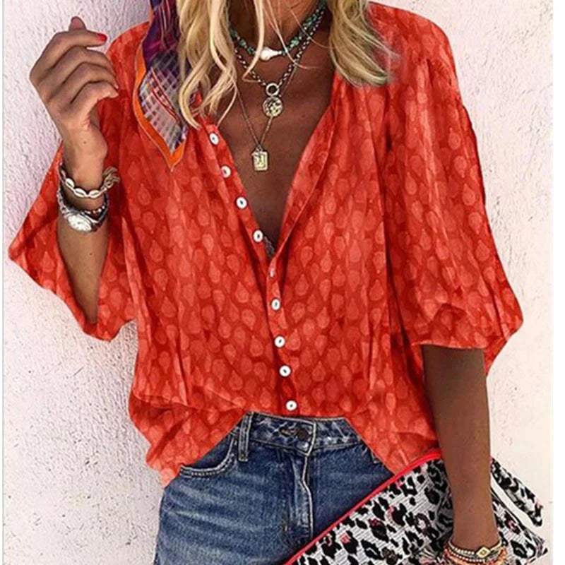 Billie Blusa de Verano para Mujer – Blusa Ligera Elegante y Transpirable Chic