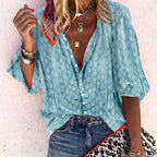 Billie Blusa de Verano para Mujer – Blusa Ligera Elegante y Transpirable Chic