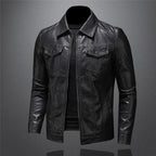 Robert Chaqueta de Cuero para Hombre – Cazadora Elegante de Piel Premium